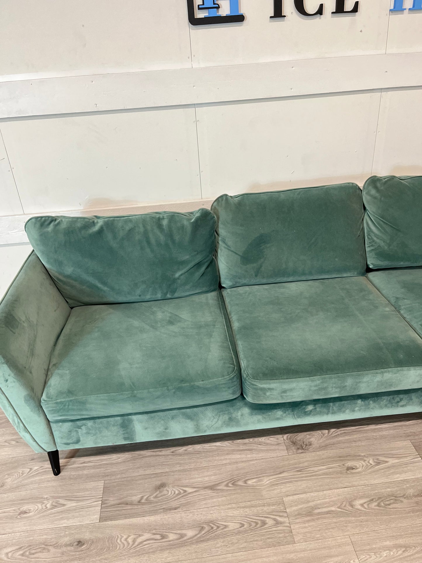 County 3-sits soffa med divan höger