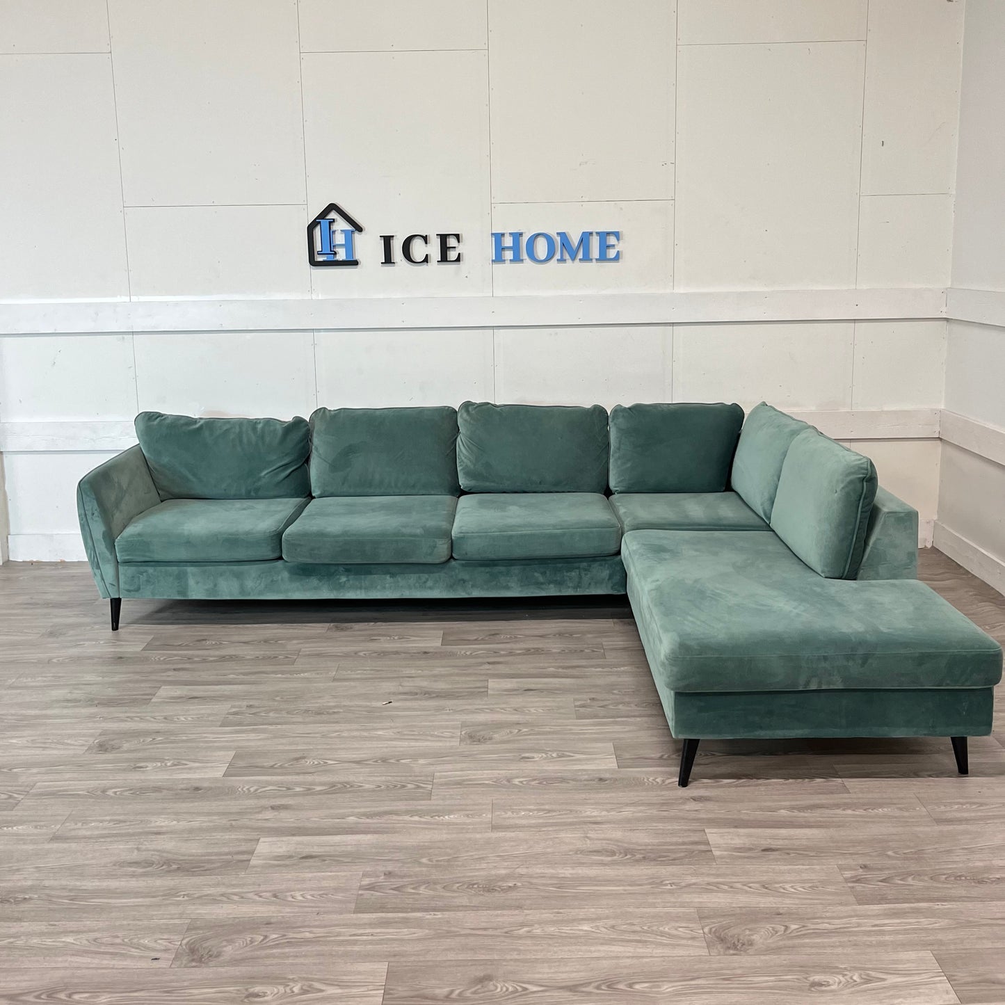 County 3-sits soffa med divan höger