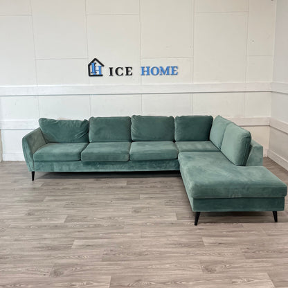 County 3-sits soffa med divan höger